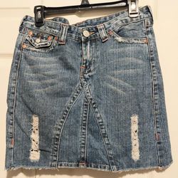 True Religion Denim Skirt 