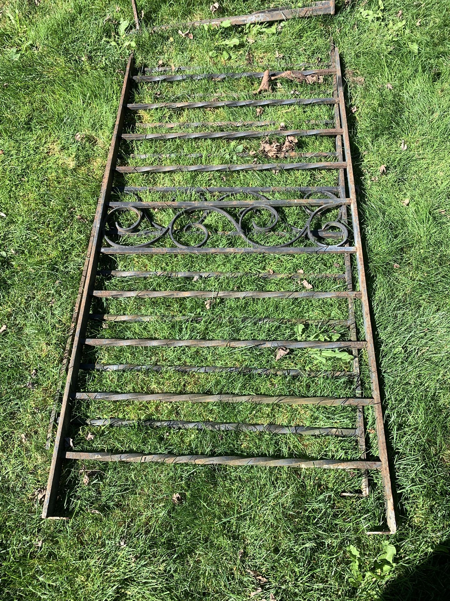 metal and deck fence