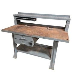 Vintage Press Weld Heavy Duty Work Bench Table