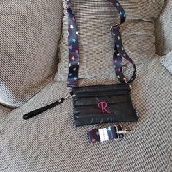 New Top Trenz Black Convertible Bag