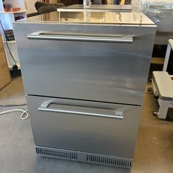 24 inch wide drawer refrigerator, built-in wine and beverage refrigerator under the counter, weatherproof, indoor and outdoor refrigerators, all-stain