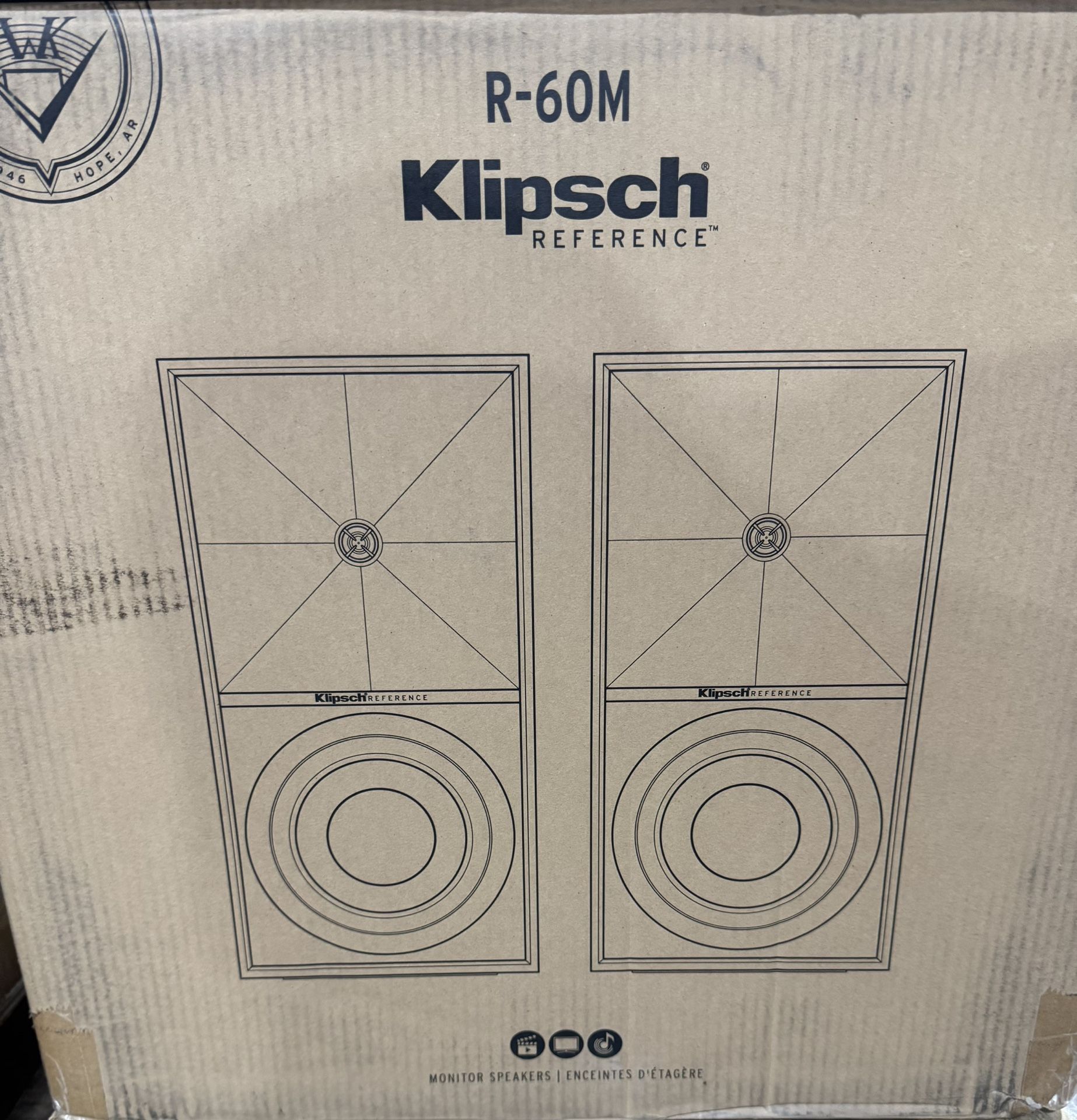 Klipsch R-60M 340W Bookshelf Speakers (Pair)