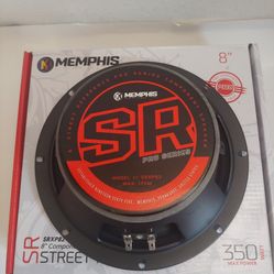 MEMPHIS 1 EACH 8" COMPONENT PRO SPEAKER HIGH EFFICIENCY MID RANGE 350 WATTS