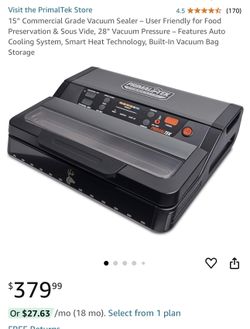 Commercial Grade Vacuum Sealer 15’