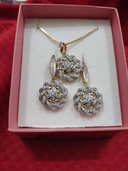 Earrings And Necklace 