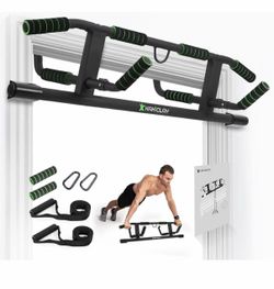 Pull-Up Bar Multi-Grip Doorway Bar KAK-CLAY Like New)