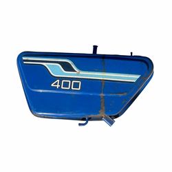 Vintage Yamaha RD400 RD 400 Blue Oil Tank  Motorycle
