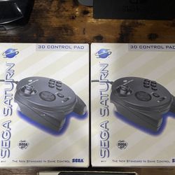 Sega Saturn Controllers Brand New