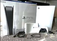 Playstation 5 Console controller and cables