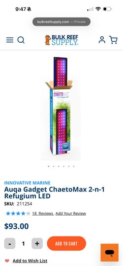 Auqa Gadget ChaetoMax 2-n-1 Refugium LED