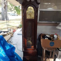 Old Antique Grandfather Clock