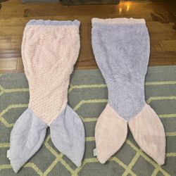 Authentic Kids Mermaid Tail Blankets (2)