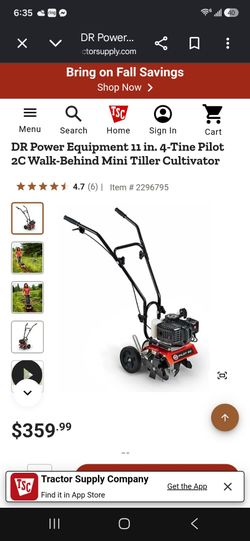 Mini Tiller DR Pilot 2C Tiller