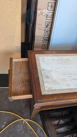 2 piece vintage herendons side table