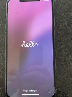 iPhone XS Max 512GB Unlocked Cracked Front And Back