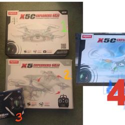 X5C explorers 2.4g and Eachine H8 Mini Headless Mode 2.4g 4ch NEW , different price