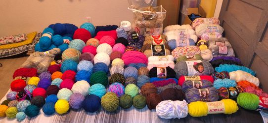 Yarn and yarn things $1 to $6 each