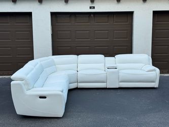 🛋️ Sofa/Couch Sectional - Electric Recliners - White - Delivery Available 🚛