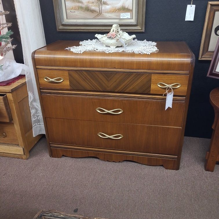 SALE… Vintage 1940's Waterfall Dresser