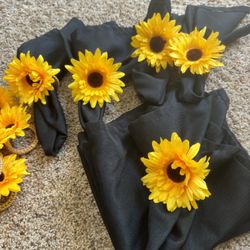 12 Pack Dinner Napkins #summer #sunflowers