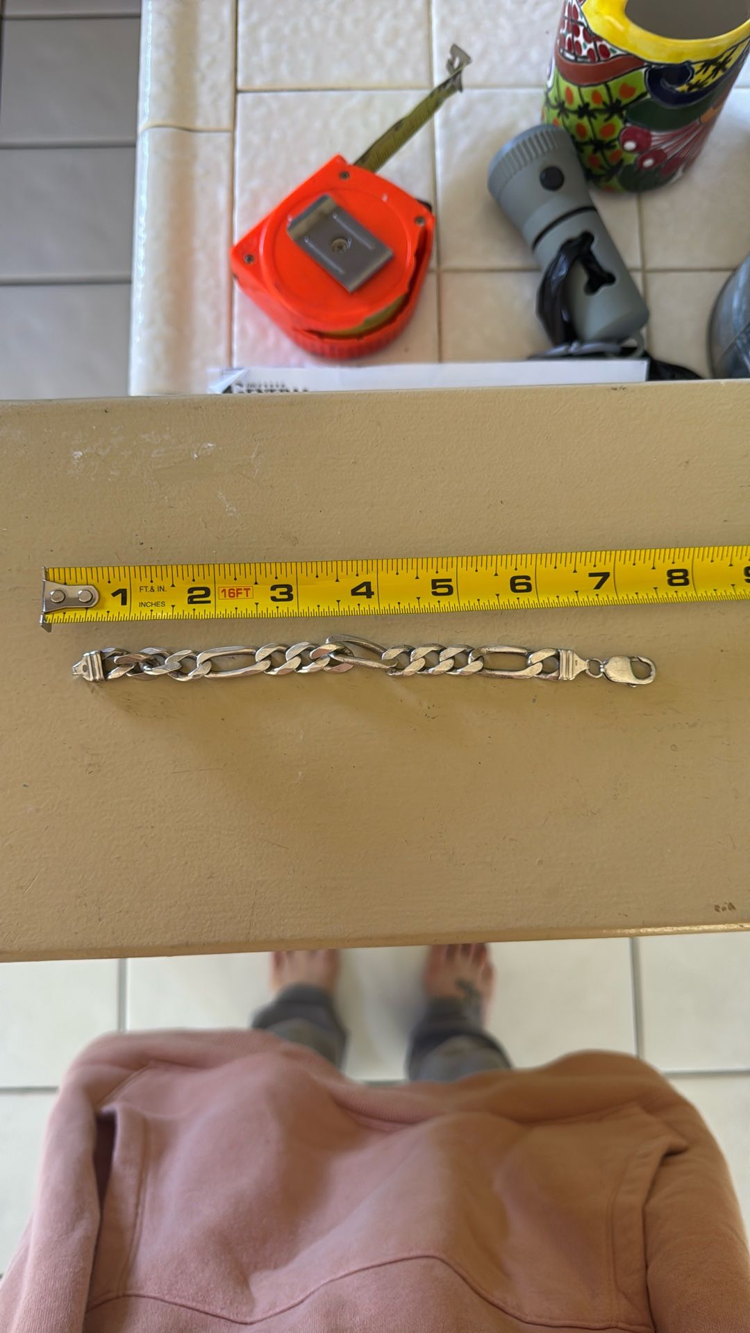 8” Silver Chain! .925