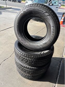 FULL SET LT 265/75/16 FORTUNE HT TIRES