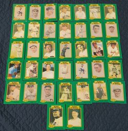 1987 Hygrade Baseball’s All-Time Greats 37 Card Lot Babe Ruth Gehrig Cobb HOF