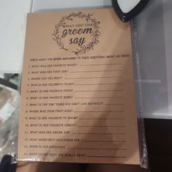 What Did the Groom Say 30 Ct