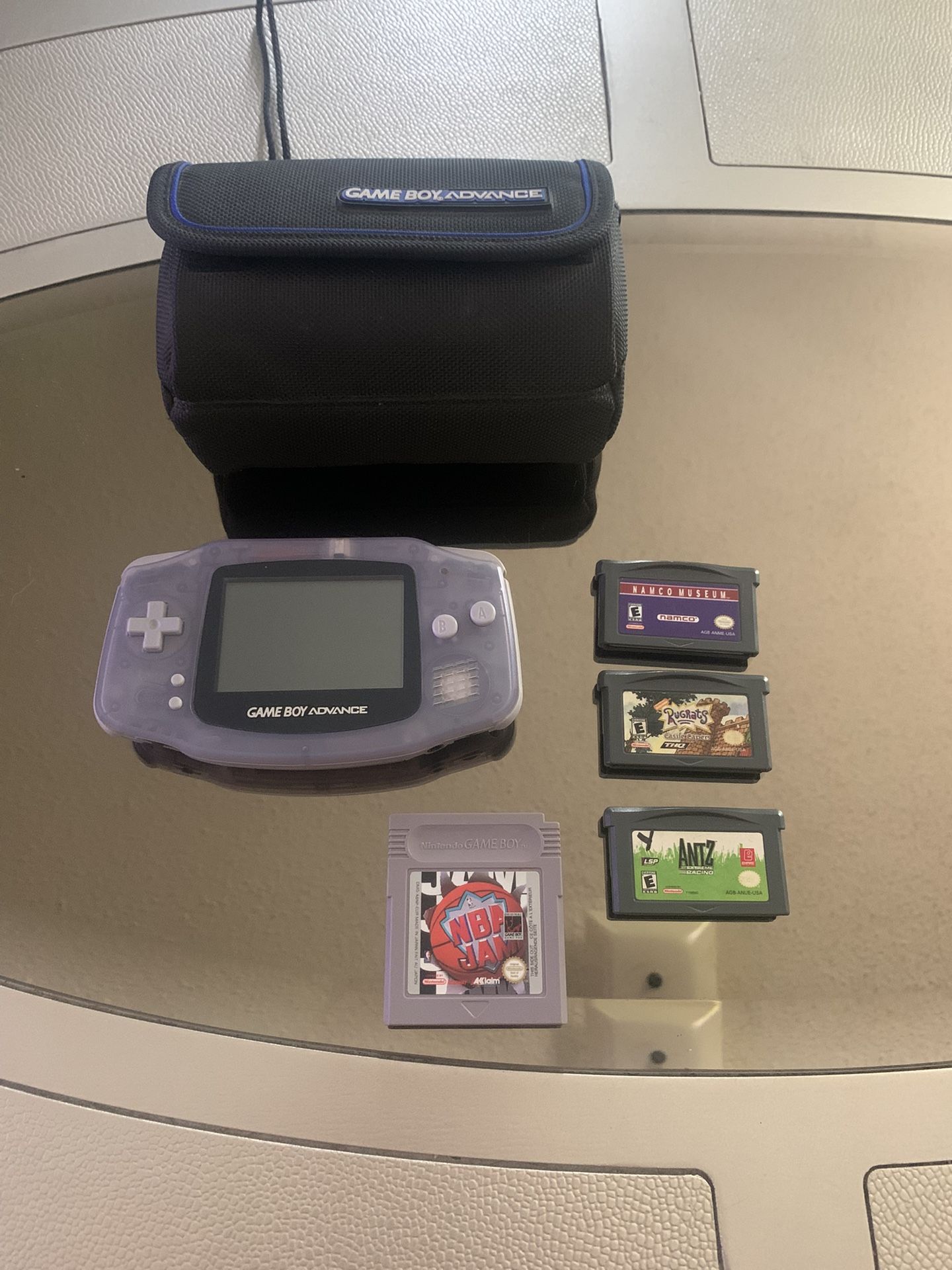 Nintendo Gameboy Advance W Bag & 3 Games Tested