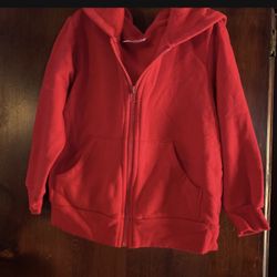 Red Wonder Nation Hooded sweatshirt size 2T