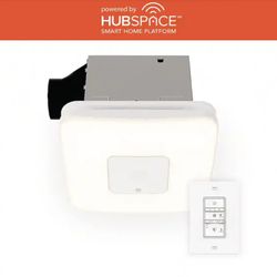 Commercial Electric Smart Bathroom Exhaust Fan 80/110 CFM Bluetooth Speaker