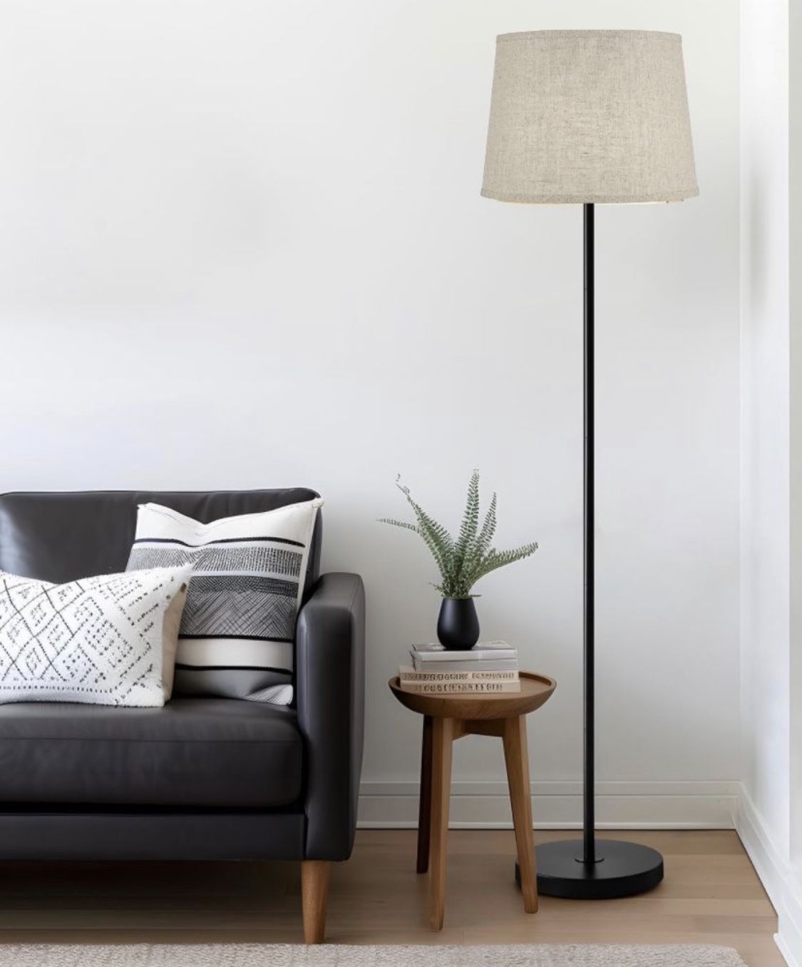 61'' Modern Floor Lamp with Shade