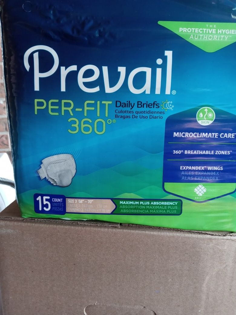 Prevail adult diapers