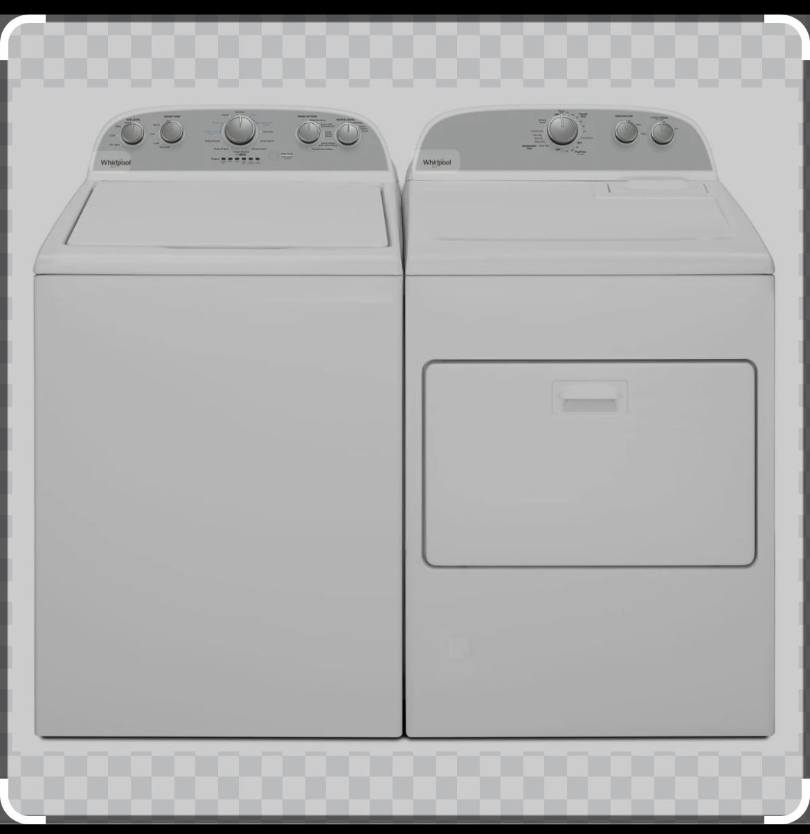 Washer And Dryer