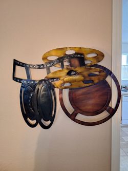 Metal Wall Art - Film Reels