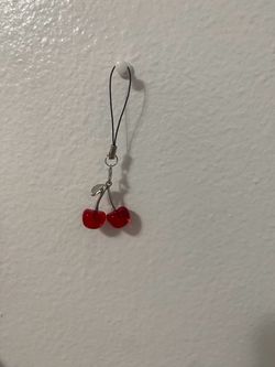 Cherry phone charm