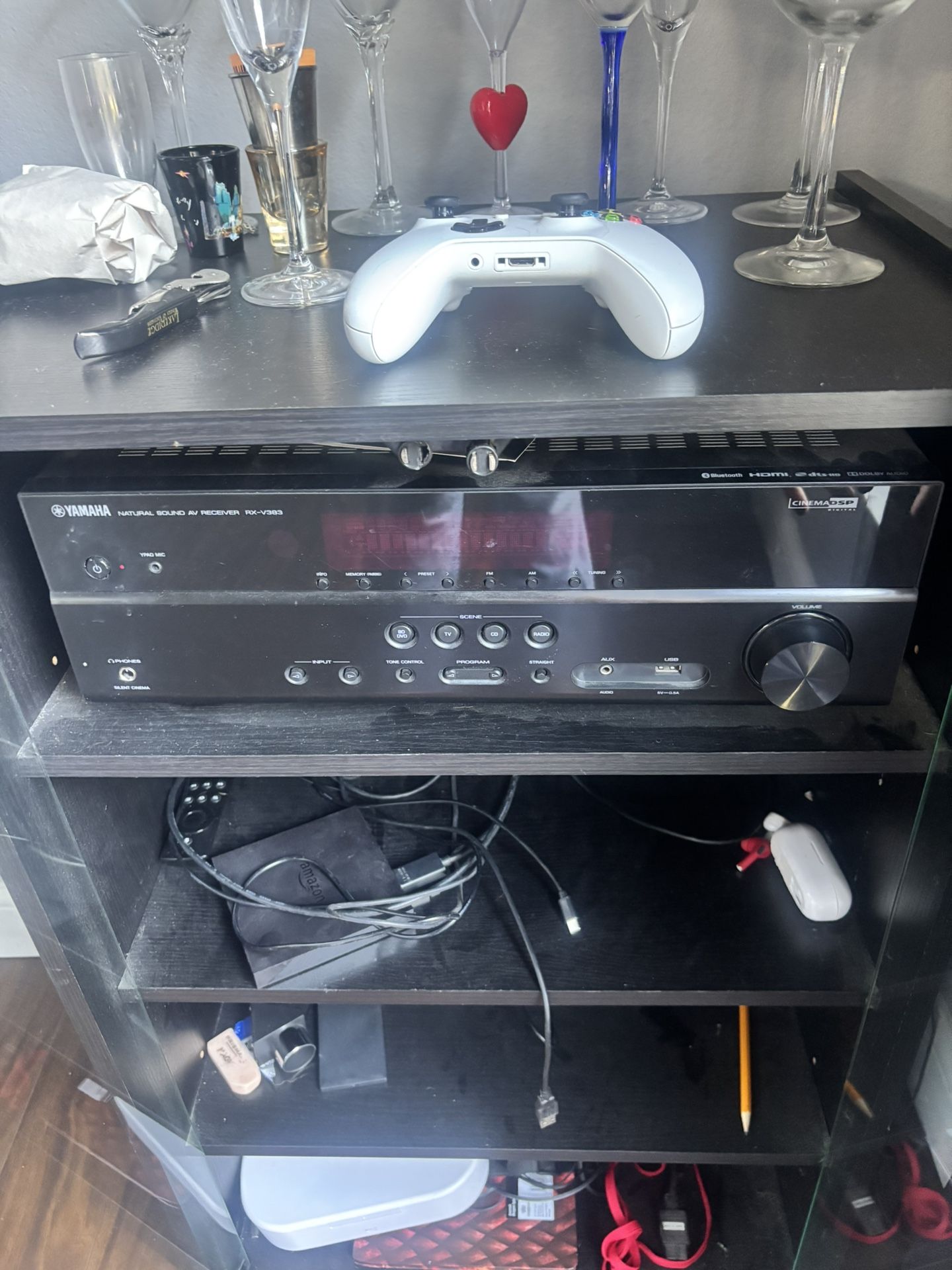 Yamaha RX-V385 With Surround Sound Stereos