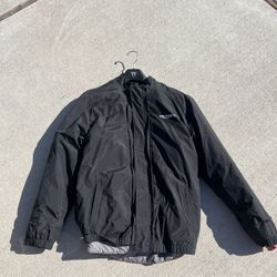 Triumph Black Nylon Large Motorcycle Jacket