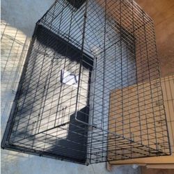 Brand New In Box! Not A Returned Item! 48" Xxl'xxxl Up To 125lbs Dog Crate 2 Doors & Tray Pet Cage Jauls De Mascota 