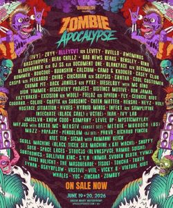 Zombie Apocalypse Saturday Portion $125