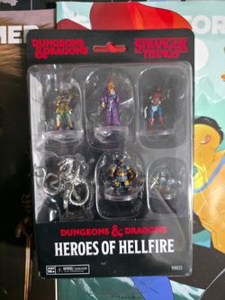 Stranger Things Dungeons & Dragons Heroes of Hellfire 6 Figure Set New Sealed