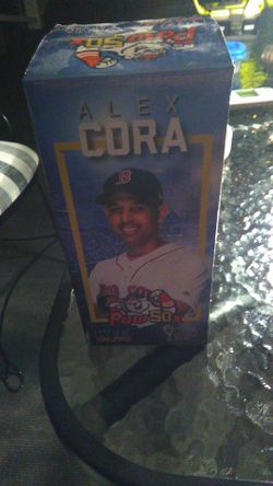 Alex Cora bobblehead from Pawtucket red Sox