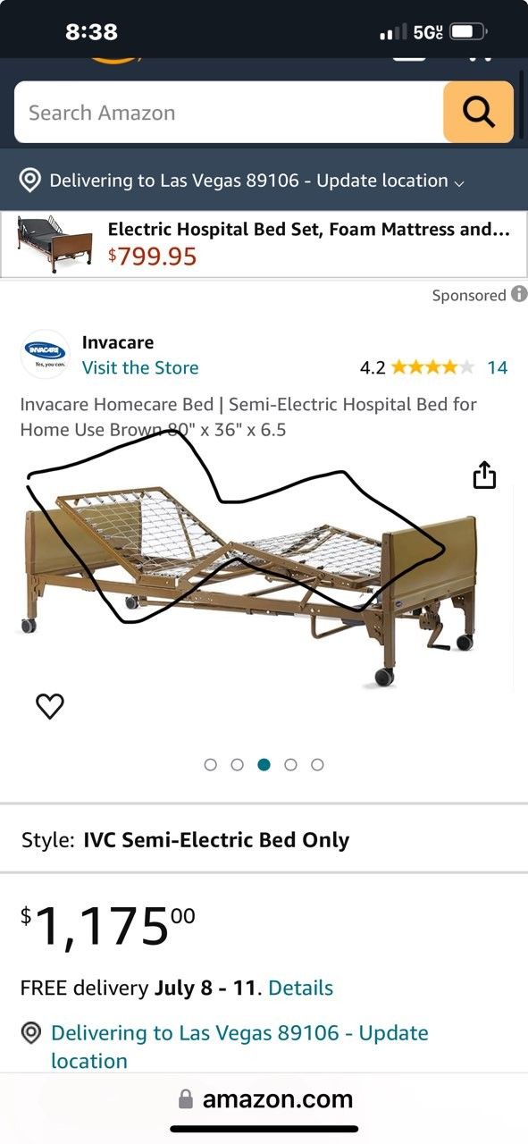 INVARE HOMECARE BED (PLEASE READ DISCREPTION),New Products : American Fashion Style Bags On Sale