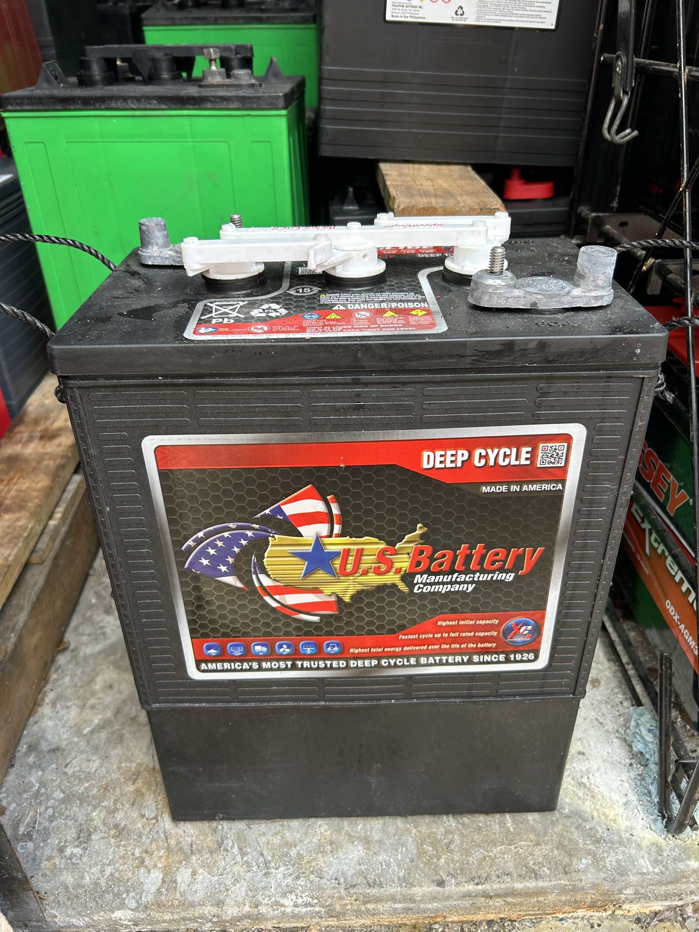 6v Heavy Duty  Industrial Solar Inverter  Floor Scrubber  Lift  Deep Cycle Batteries 360 Ah 