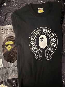 Bape shirt chrome hearts brand new large