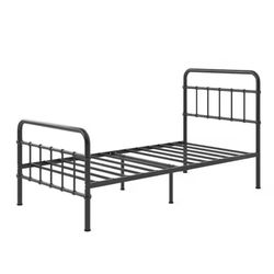 Twin Size Bed Frames (Black Matte)