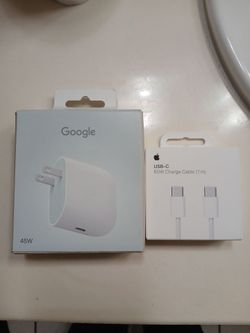 Google and Apple charger