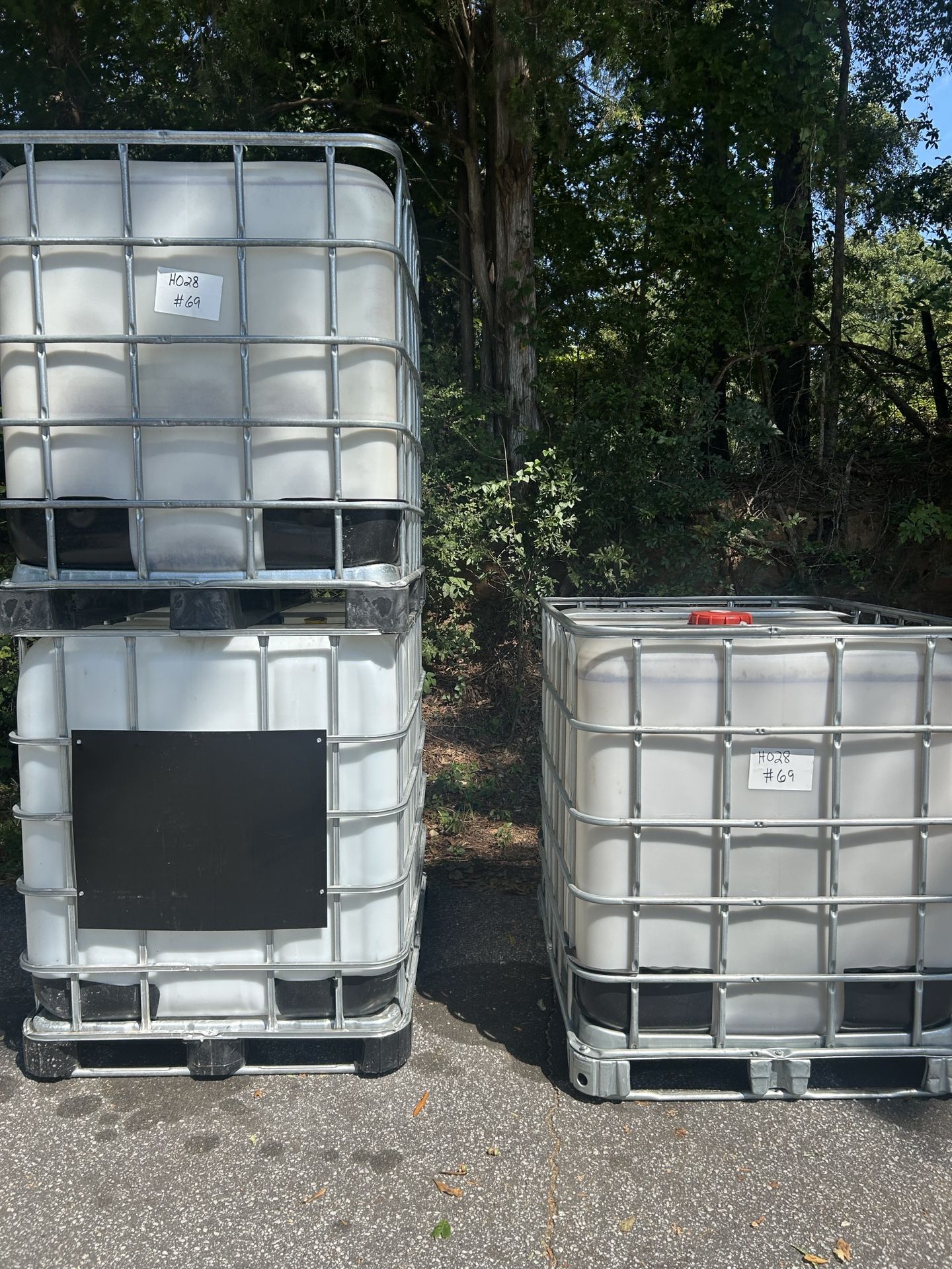 275 gallon water tanks ibc totes pressure washing rain water septic garden car detailing