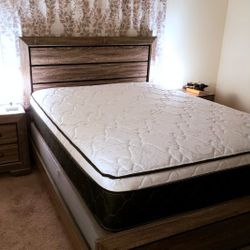 NEW QUEEN-SIZE PILLOW TOP MATTRESS AND BOX SPRING 🆕️