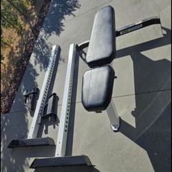 Fitness Gear  Bench + Rack